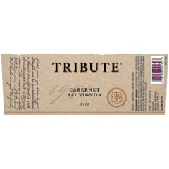 Tribute, Cabernet Sauvignon Label